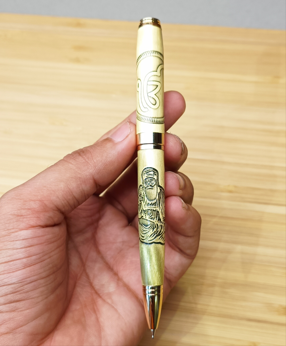 Guru Nanak Devji Golden Pen