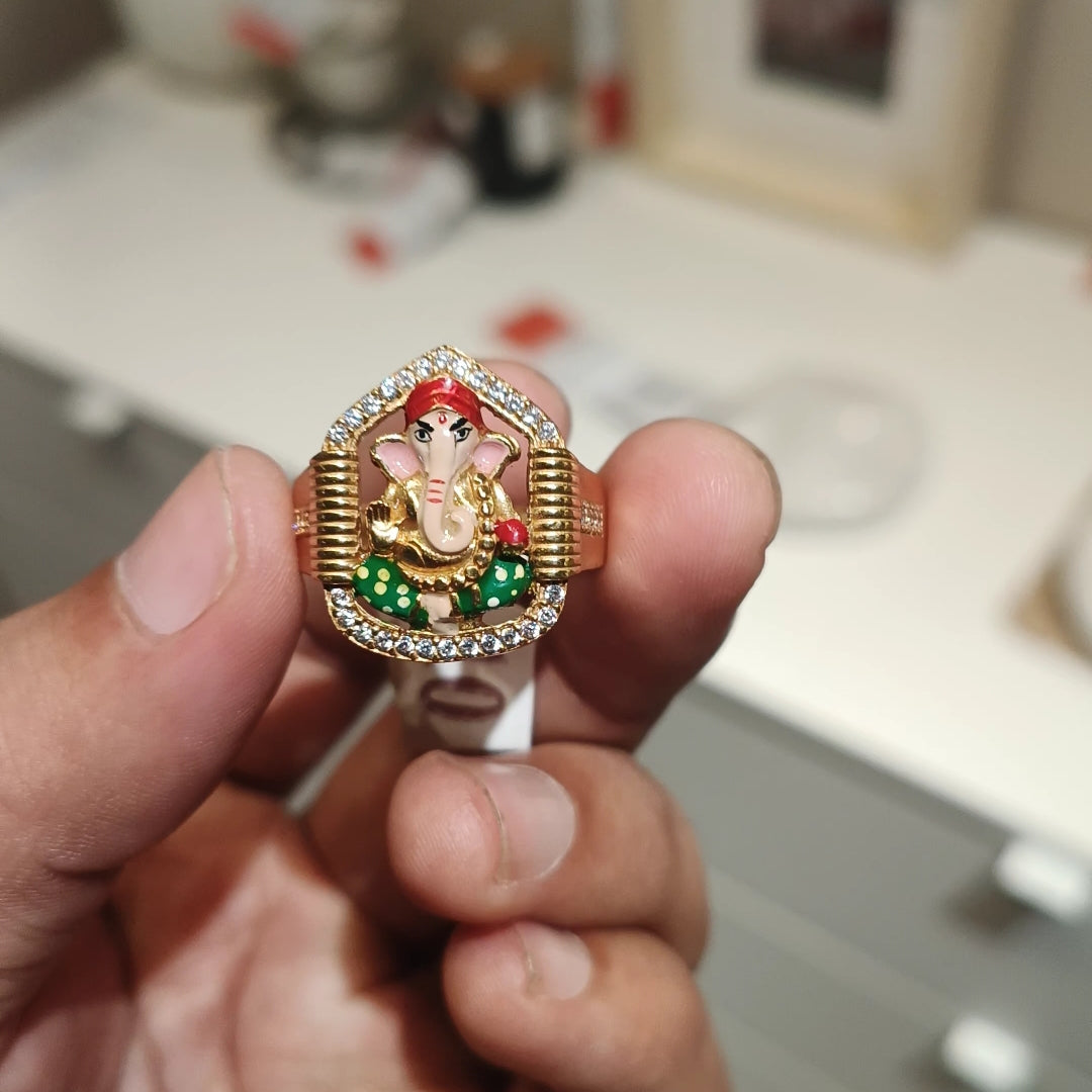 Ganesha Golden Ring