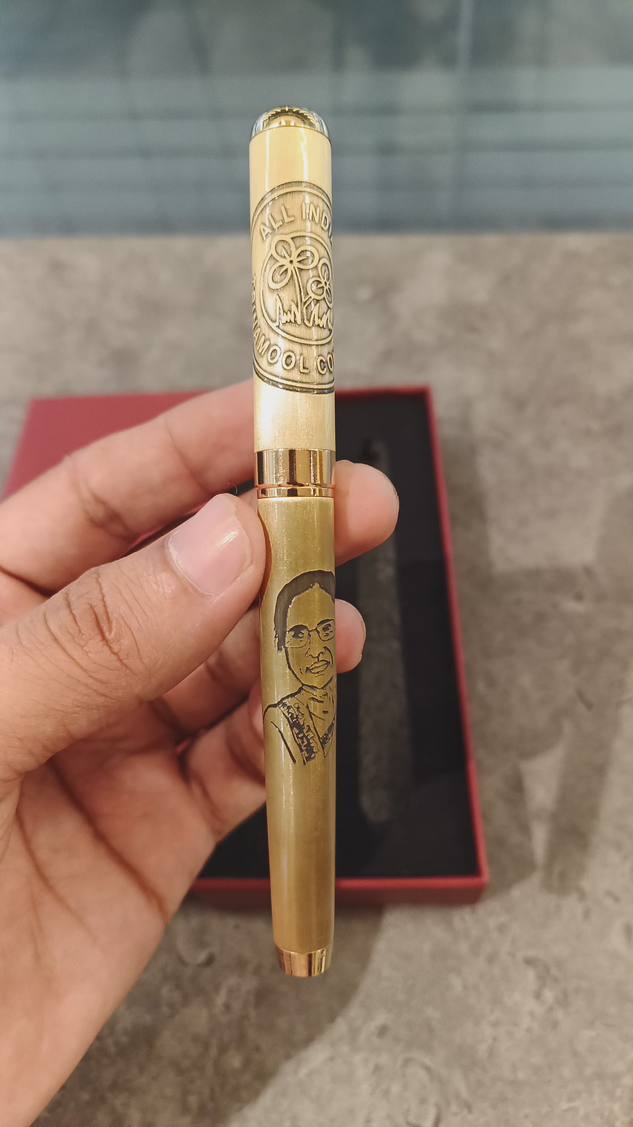 Mamata Banerjee Golden pen