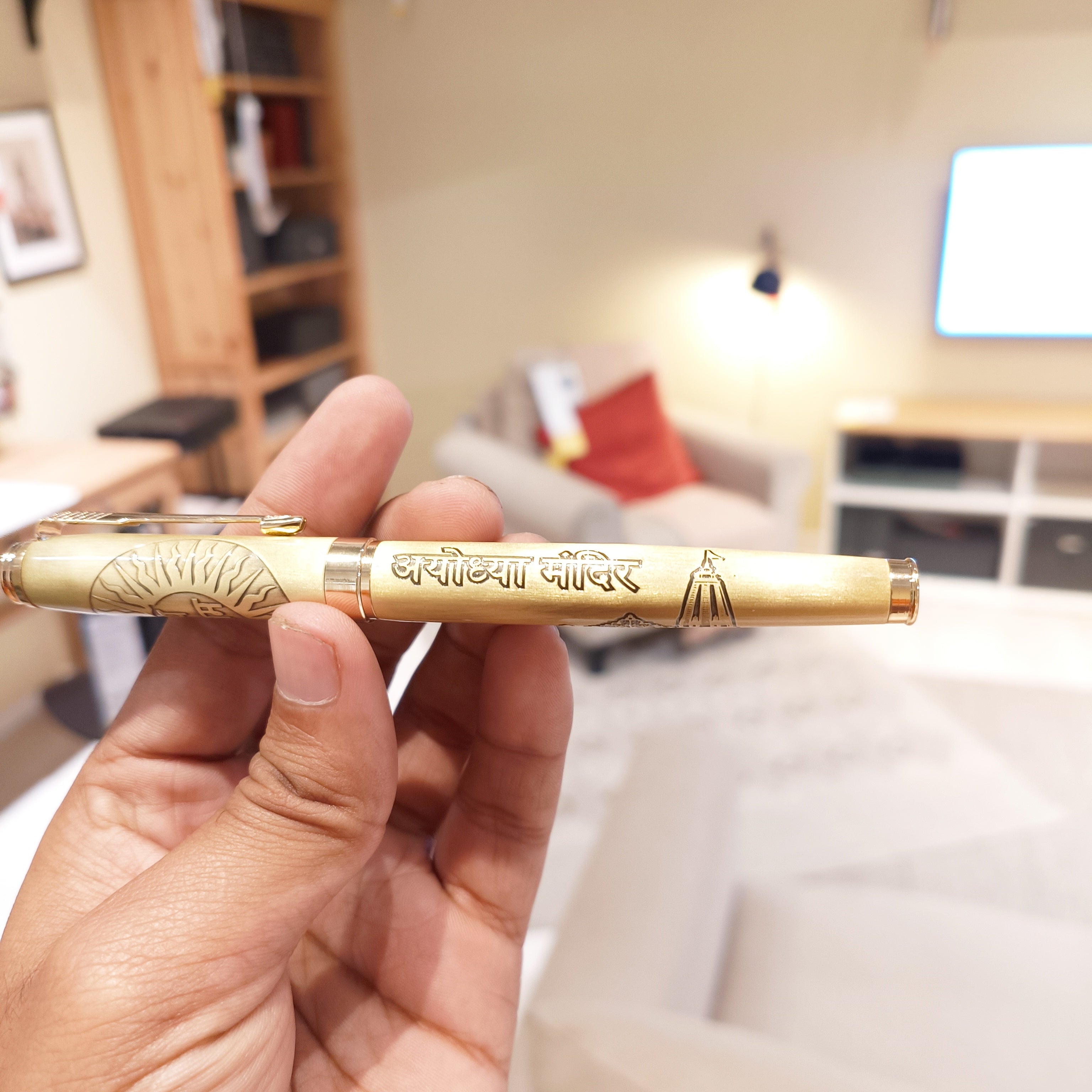 Golden Ram Mandir Pen