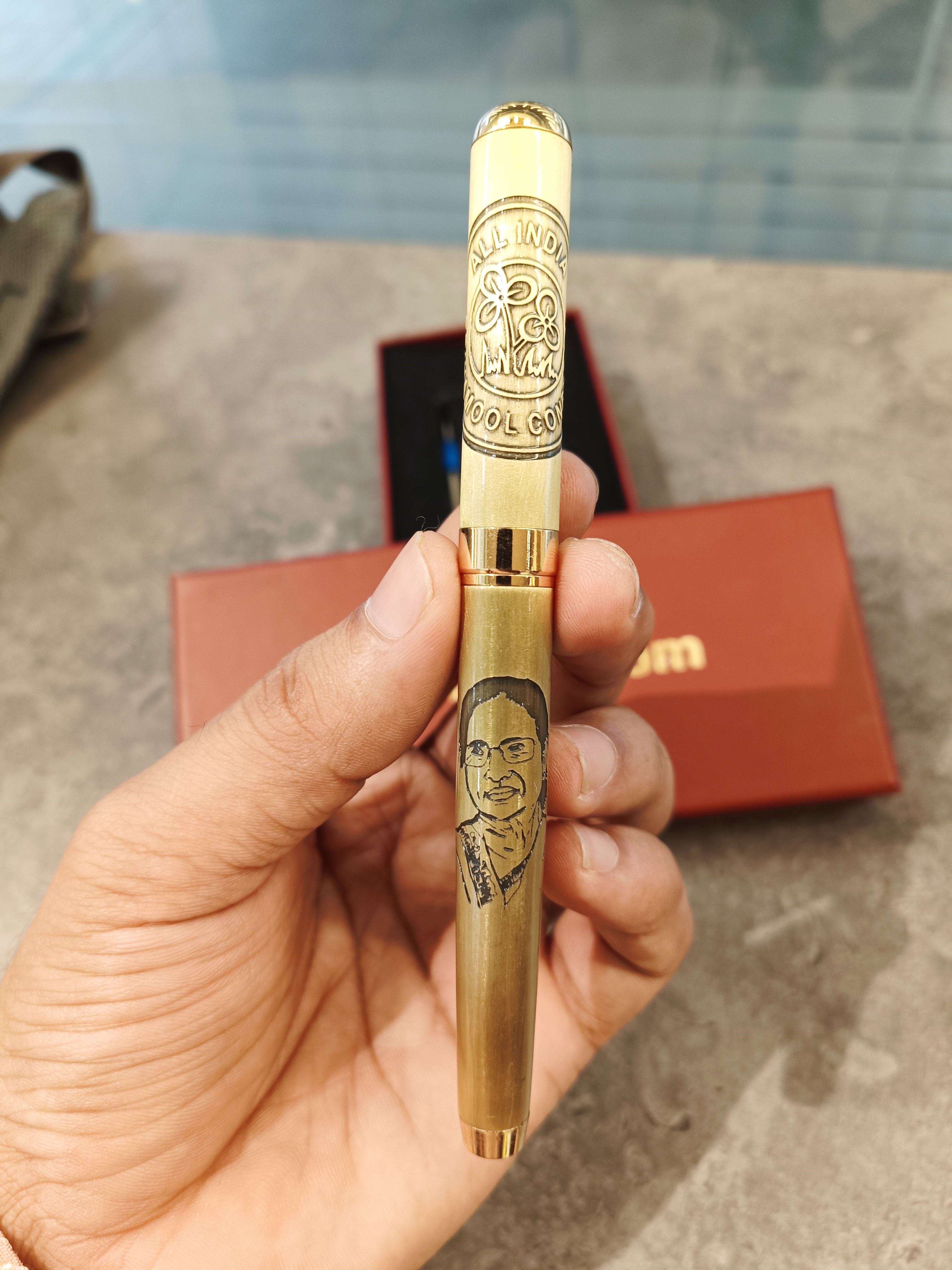 Mamata Banerjee Golden pen